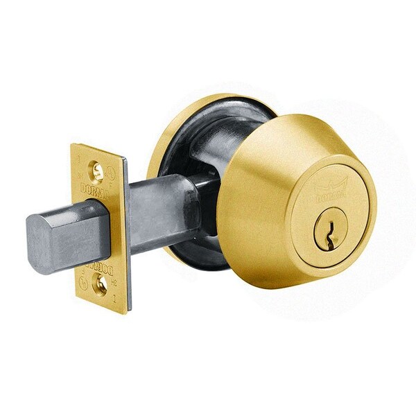 Heavy-Duty Tubular Dead Bolt Conventional Cylinder x Turn Conventional Cylinder Keyed Different 2